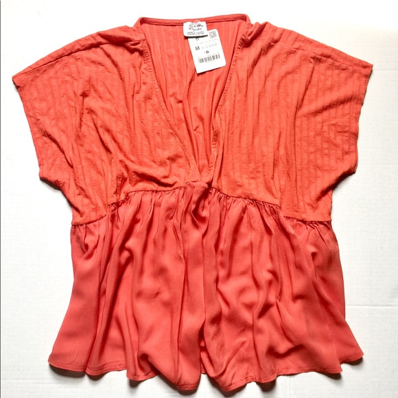 Zara Tops - 🌻Zara🌻NWT Boho Flowy Top - Size M
